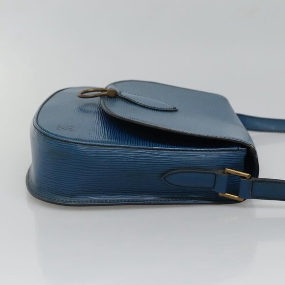LOUIS VUITTON Epi Saint Cloud GM Shoulder Bag Toledo Blue  LV Auth - Picture 5 of 16